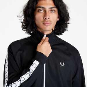 FRED PERRY Taped Track Jacket Black