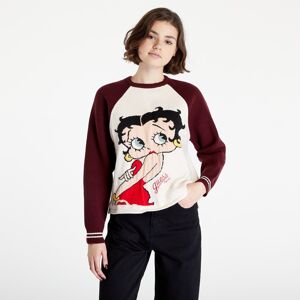 GUESS Betty Boop Intarsia Sweater Beige/ Wine