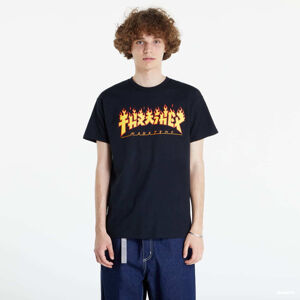 Thrasher Godzilla Flame T-shirt černé