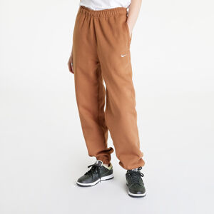 Nike Solo Swoosh Women's Fleece Pants Ale Brown/ White