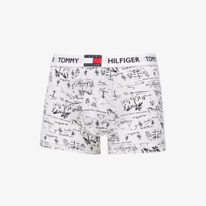 Tommy Hilfiger 85 Cotton Trunks Print 1-Pack Greetings White