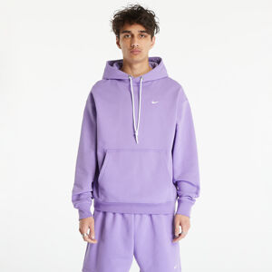Nike Solo Swoosh Men's French Terry Pullover Hoodie Space Purple/ White