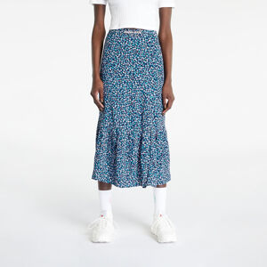 TOMMY JEANS Ditsy Floral Midi Skirt Blue Ditsy Floral Print