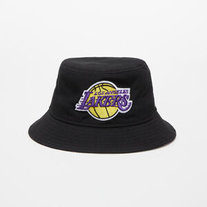 New Era Los Angeles Lakers Print Infill Bucket Hat Black