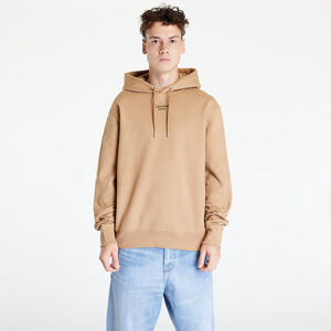 CALVIN KLEIN JEANS Stacked Logo Hoodie Timeless Camel
