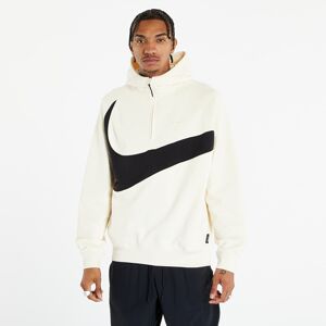 Nike Swoosh Men's 1/2-Zip Hoodie Coconut Milk/ Black/ Coconut Milk