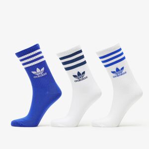 adidas Mid Cut Crew Sock 3-Pack Lucid Blue/ White/ White