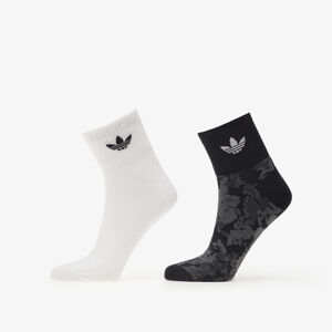adidas Originals Camo Ankle Socks 2-Pack Multicolor/ Black/ White