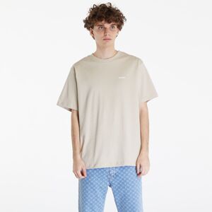 Queens Men's Essential T-Shirt With Contrast Print Sand