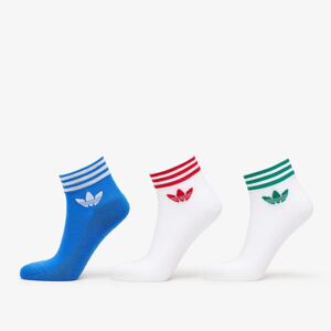 adidas Trefoil Ankle Sock 3-Pack Blue Bird/ White/ White