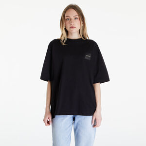 Calvin Klein Jeans Warp Logo Boyfriend Short Sleeve Tee Black