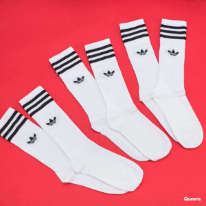 adidas Originals Solid Crew Sock White/ Black