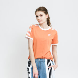 Dámske tričko adidas Originals 3 Stripes Tee oranžové