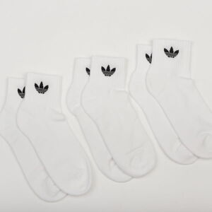 Ponožky adidas Originals Mid Ankle Socks biele