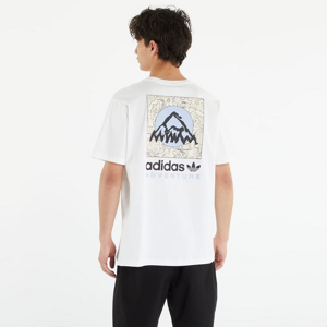 Tričko s krátkym rukávom adidas Originals Adventure Mountain Back Tee White