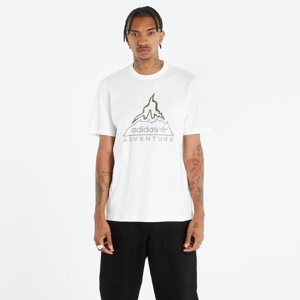 Tričko s krátkym rukávom adidas Originals Adventure Volcano Short Sleeve Tee White