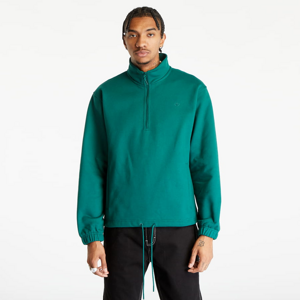 Mikina adidas Originals Contempo Halfzip Crew Sweatshirt Collegiate Green