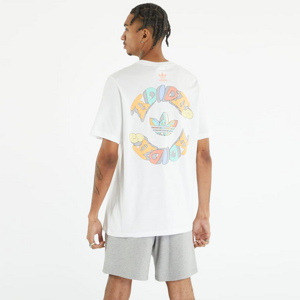 Tričko s krátkym rukávom adidas Originals Enjoy Summer Front/ Back Graphic Tee White