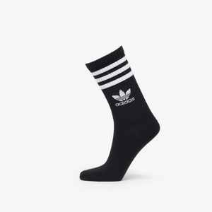 Ponožky adidas Originals Mid Cut Crew Socks 3-Pack White/ Medium Grey Heather/ Black