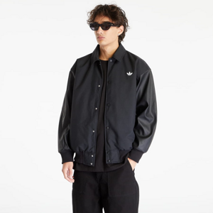 Jesenná bunda adidas Originals WNTR Sweatshirt Varsity Jacket Black