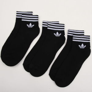 Ponožky adidas Originals Trefoil Ankle Socks HC 3Pack čierne / biele