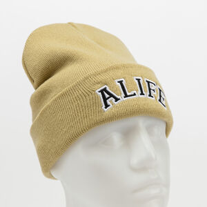 Zimná čiapka Alife Collegiate Beanie svetlobéžový