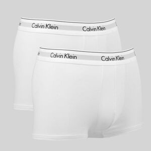 Calvin Klein 2 Pack Trunks Modern Cotton Stretch biele