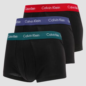 Calvin Klein 3 Pack Low Rise Trunks čierne