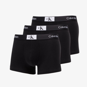 Calvin Klein ´96 Cotton Trunk 3 Pack čierny