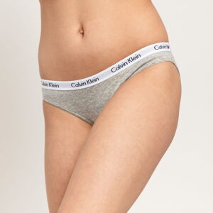 Nohavičky Calvin Klein Bikini - Slip 3 Pack C/O čierne / biele / melange šedé