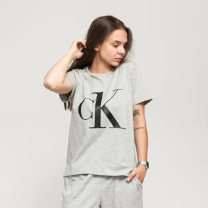 Dámske tričko Calvin Klein CK ONE SS Crew Neck Tee C/O melange šedé