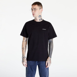 Tričko s krátkym rukávom Carhartt WIP S/S Script Embroidery T-Shirt Black