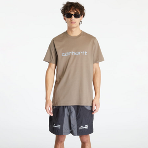 Tričko s krátkym rukávom Carhartt WIP Short Sleeve Script T-Shirt Barista/ Mirror