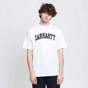 Tričko s krátkym rukávom Carhartt WIP SS University Tee biele