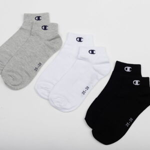 Ponožky Champion 3 Pack Ankle Socks melange šedé / biele / čierne