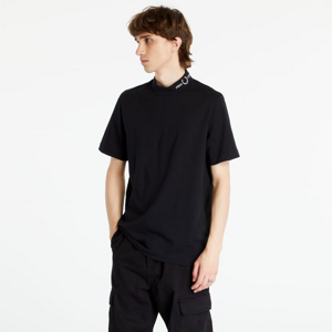 Tričko s krátkym rukávom FRED PERRY Branded Collar T-Shirt Black