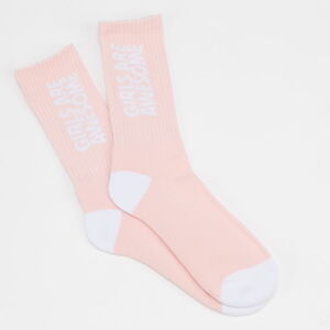 Ponožky Girls Are Awesome Kinda Sporty Socks ružové / biele