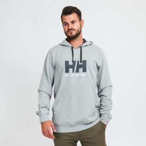 Mikina Helly Hansen Logo Hoodie šedá / čierna