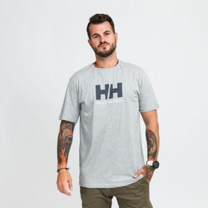 Tričko s krátkym rukávom Helly Hansen Logo T-Shirt šedé