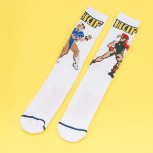 Ponožky HUF Chun-Li & Cammy Socken biele