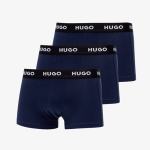 Hugo Boss 3-Pack Of Logo-Waistband Trunks black / red