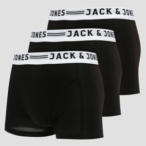 Jack & Jones Sense Trunks 3Pack čierne / biele