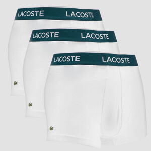 LACOSTE 3Pack Casual Cotton Stretch Boxers biele