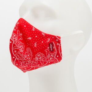 Levi's ® 1Pack Bandana Reusable Face Cover červená / biela