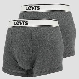 Levi's ® 2Pack Boxer Brief melange tmavošedé