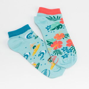 Ponožky Many Mornings Aloha Vibes Low svetlomodré / ružové / modré / zelené