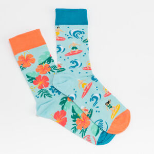 Ponožky Many Mornings Aloha Vibes Socks svetlomodré / lososové / modré / zelené