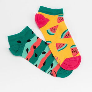 Ponožky Many Mornings Watermelon Splash Low Socks žlté / zelené / ružové / mentolové