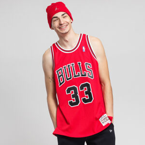 Dres Mitchell & Ness NBA Swingman Jersey Chicago Bulls - Scottie Pippen #35 červený