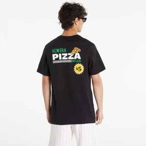 Tričko s krátkym rukávom New Era Pizza Graphic T-Shirt UNISEX Black/ Dark Green